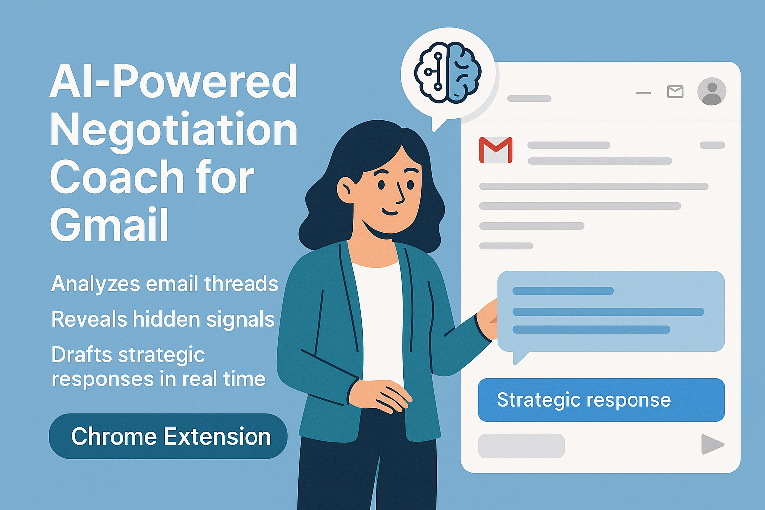 AI-Powered Negotiation Coach for Gmail